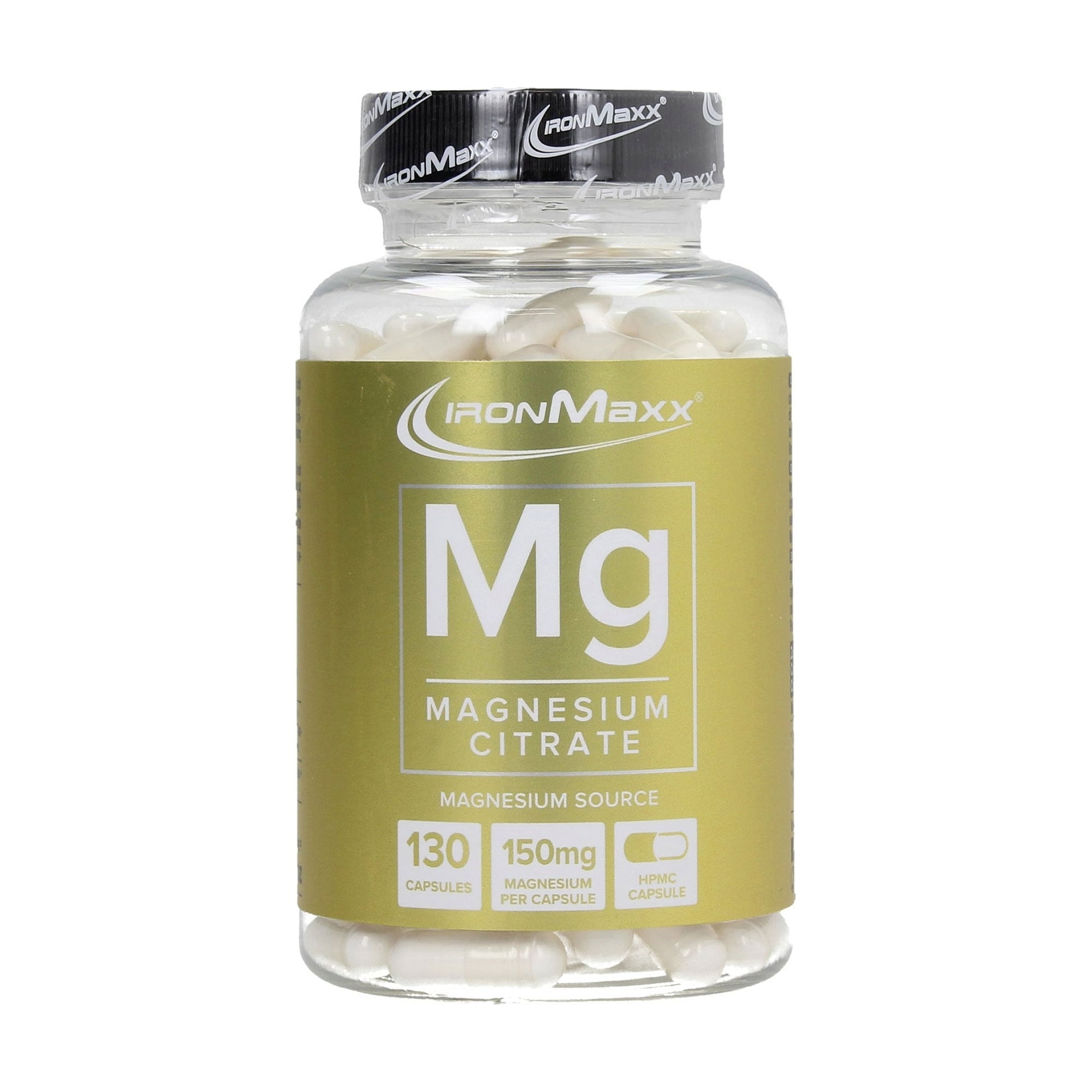 Цитрат магнію IronMaxx Magnesium Citrate, 130 капсул