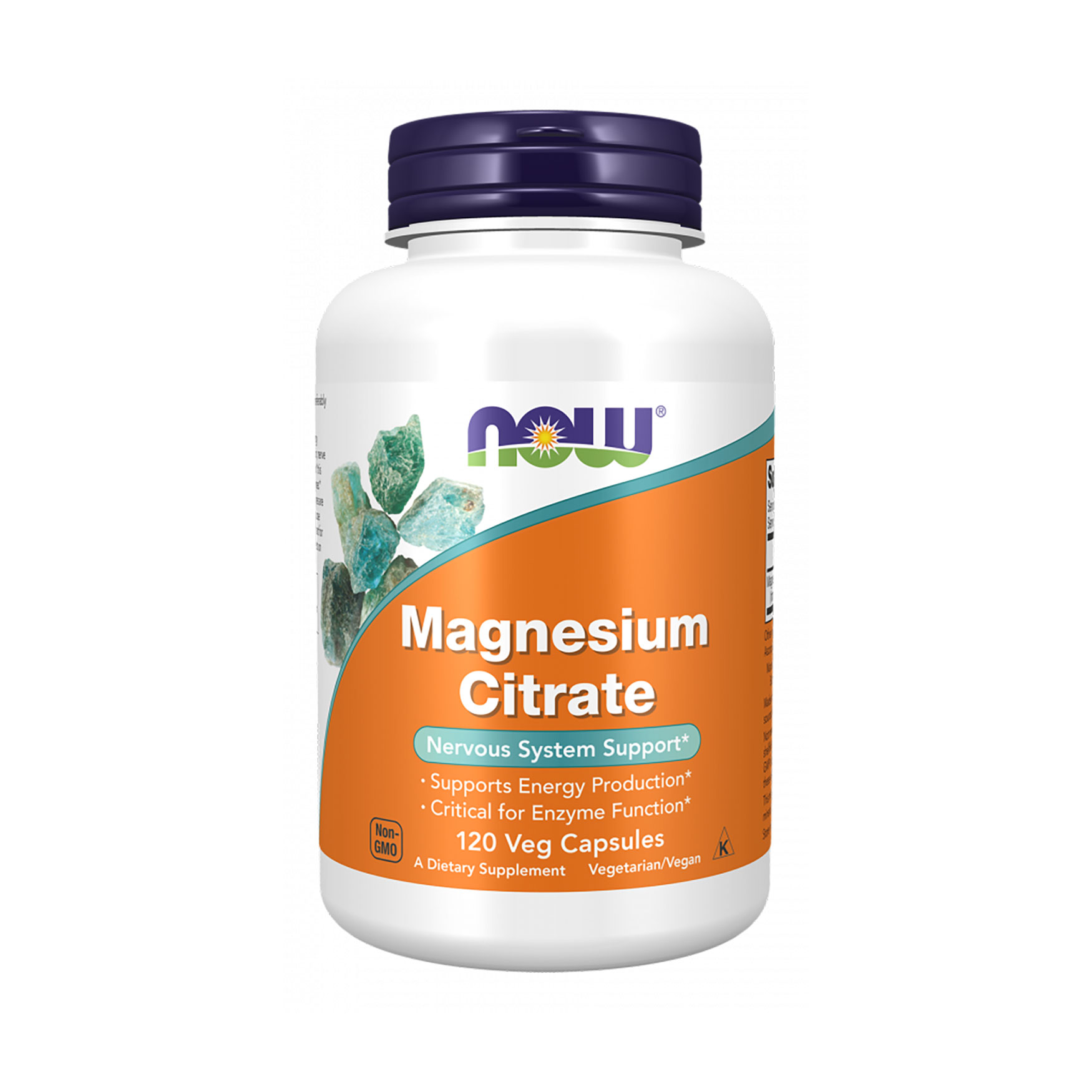 Цитрат магнію NOW Foods Magnesium Citrate, 120 вегетаріанських капсул